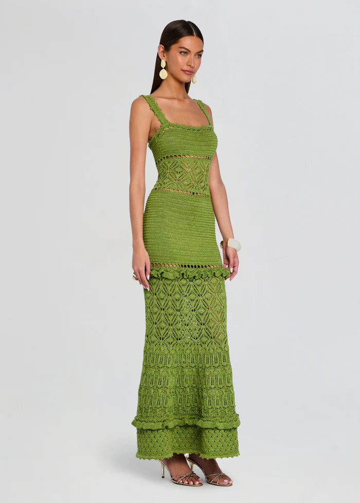 metallic crochet dress Retrofete - Winona Crochet Dress