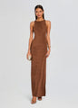 SER.O.YA - Dove Maxi Dress - Cocoa Brown