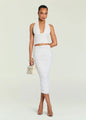 SER.O.YA - Pia Mesh Midi Skirt - Eggshell