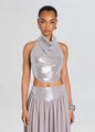 Retrofete - Pyna Sequin Top - Greige