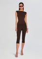 SER.O.YA - Petra Knit Capri - Bosun Brown