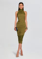 SER.O.YA - Esmee Mesh Dress - Olivewood