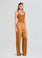 SER.O.YA - Lillian Satin Pant - Dune