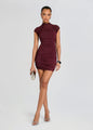 SER.O.YA - Paola Mini Dress - Bordeaux