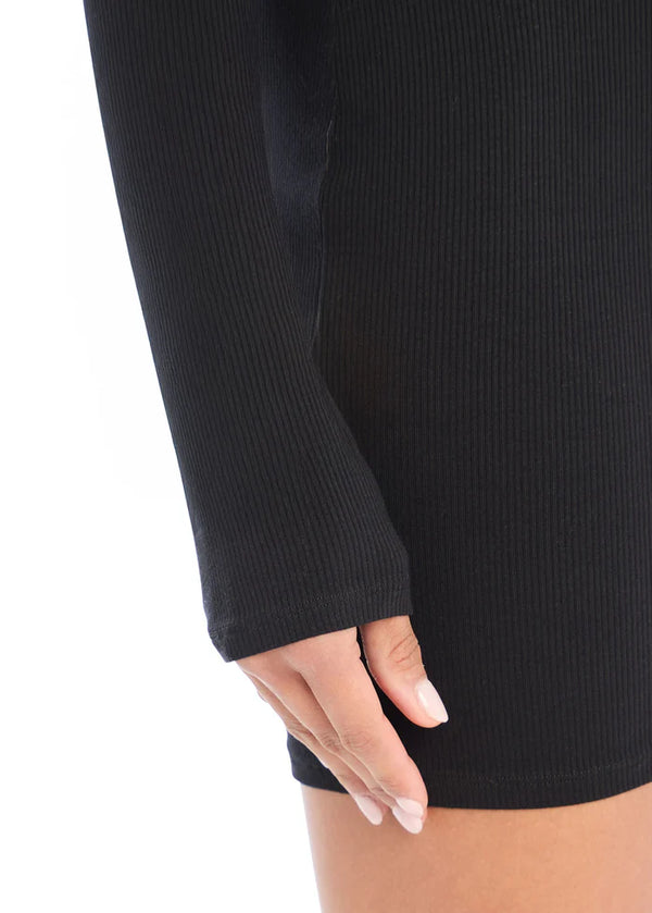 SER.O.YA - Lauren Mini Dress - Black