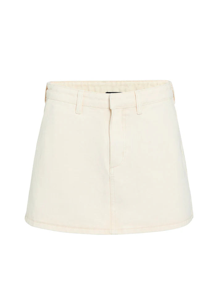 SER.O.YA - Kapa A-Line Skirt - Eggshell