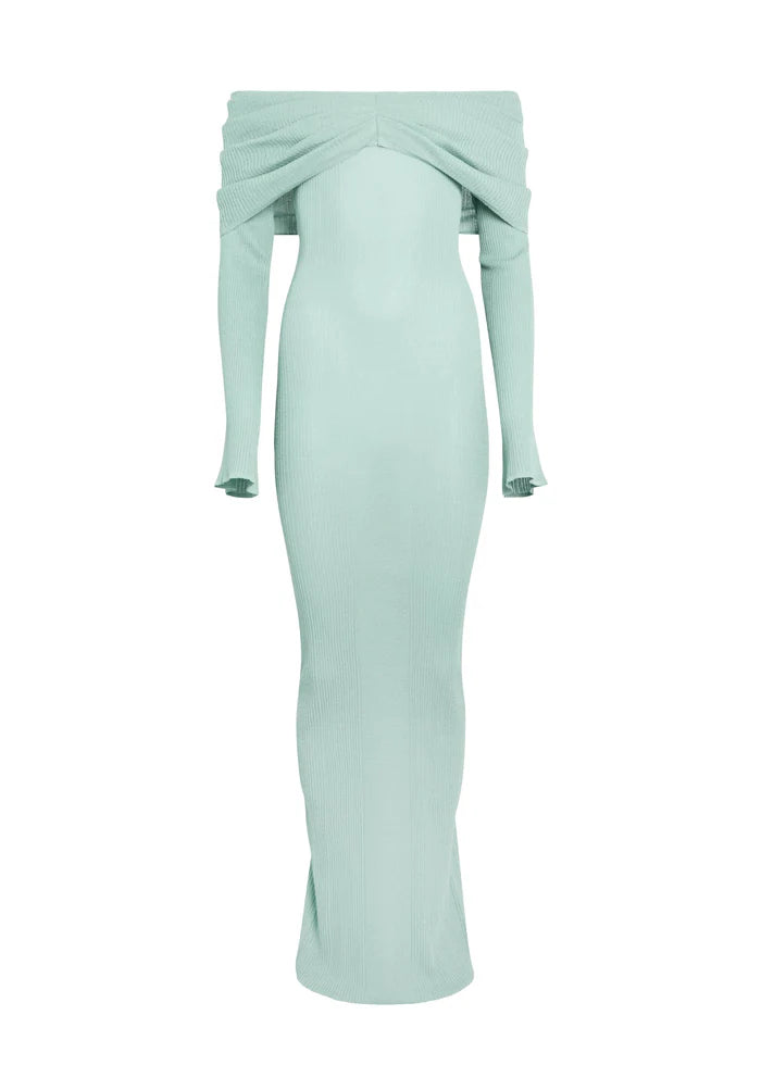 SER.O.YA - Xenia Knit Maxi Dress - Frosted Sea
