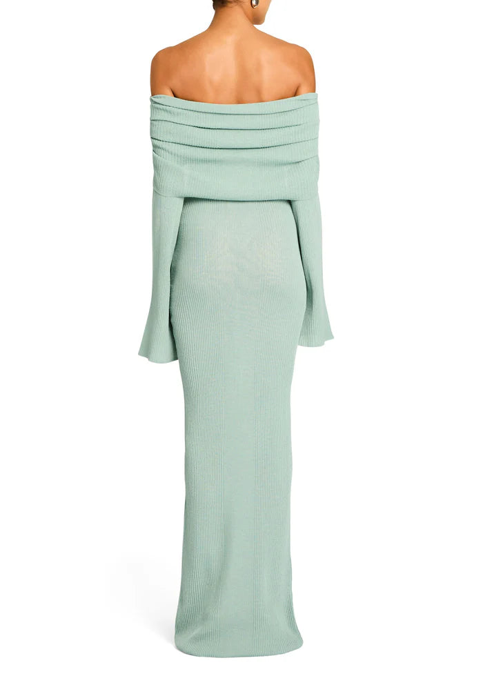 SER.O.YA - Xenia Knit Maxi Dress - Frosted Sea