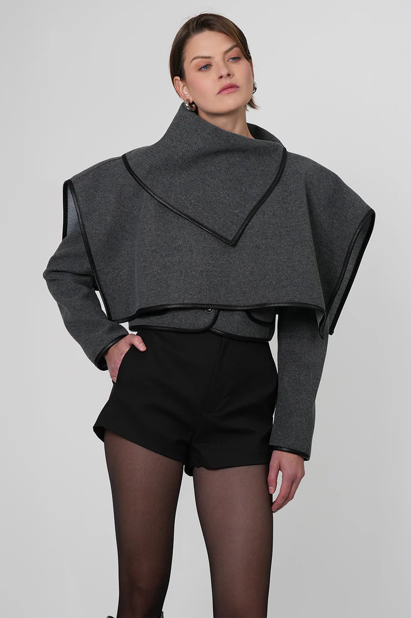 Parentezi - Lea Cape Jacket - Grey