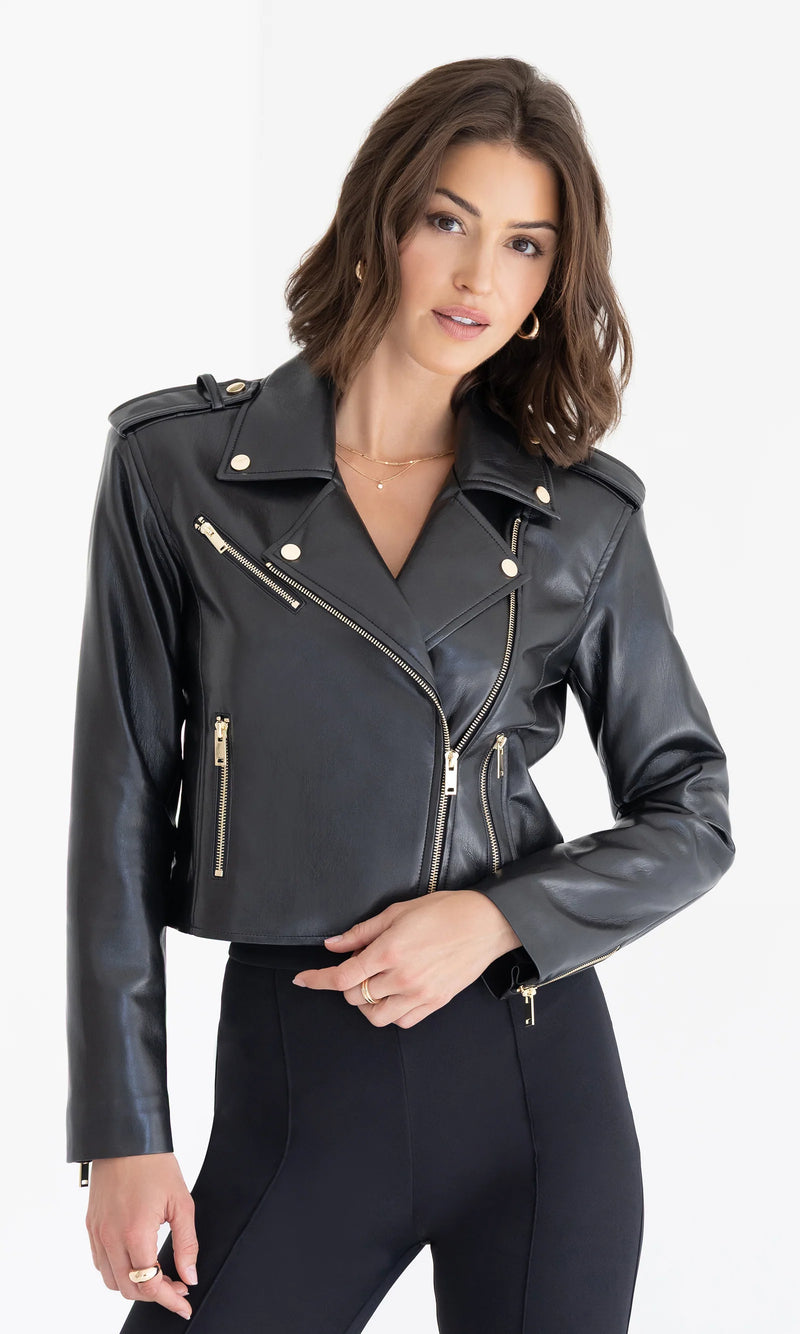 Generation Love - Cosita Vegan Leather Jacket - Black