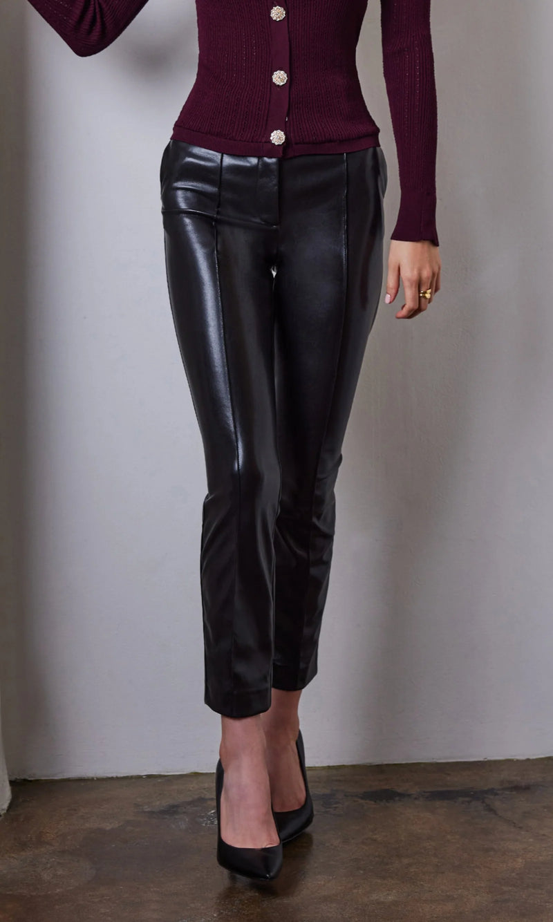 Generation Love - Tula Vegan Leather Pants - Black
