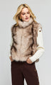 Generation Love - Helena Faux Fur Vest - Toasted Beige