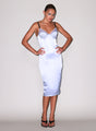Fleur Du Mal - Bebe Midi Slip Dress - Ice Queen