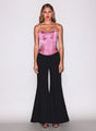 Fleur Du Mal - Flared Tuxedo Pant - Black
