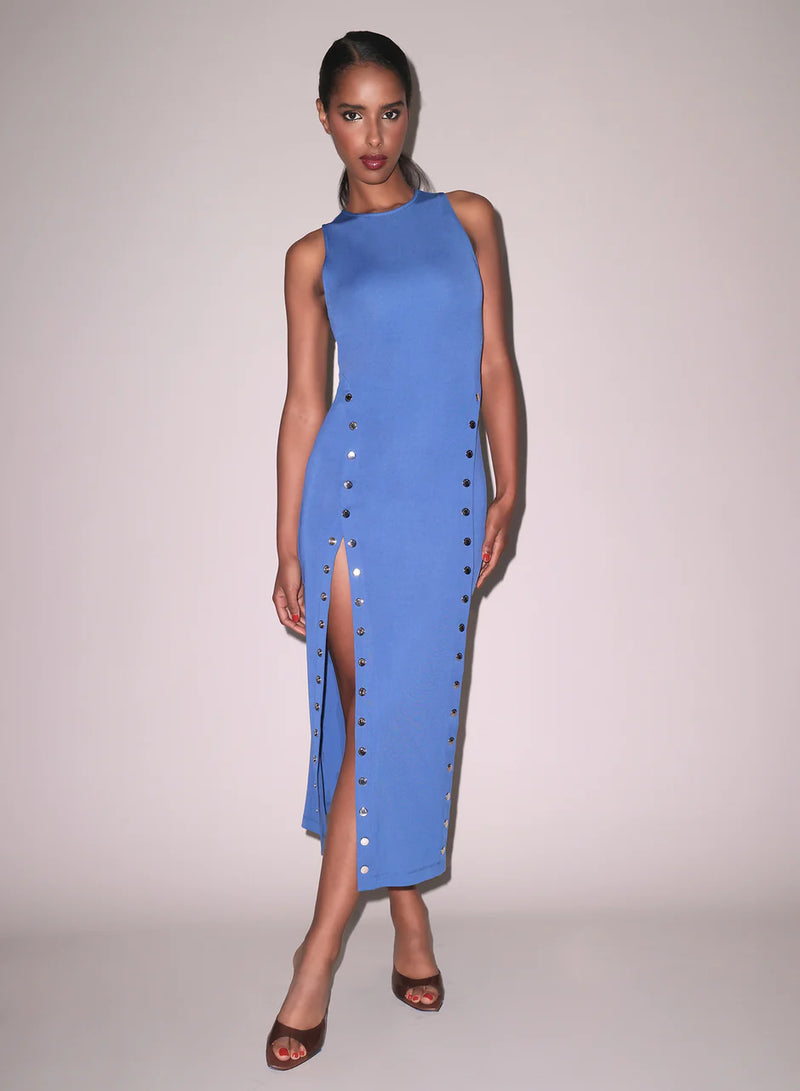 Fleur Du Mal - Undo Me Racer Dress - Dusk Blue