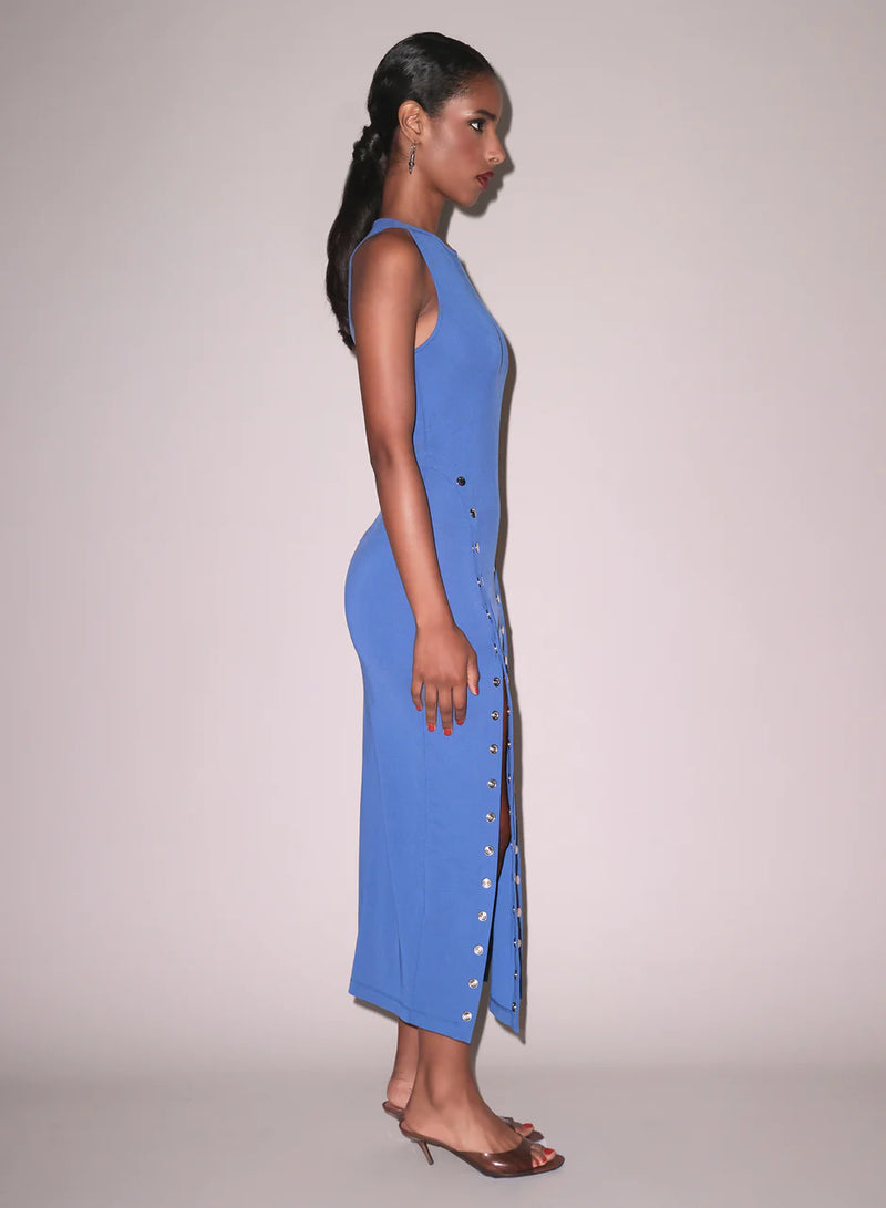 Fleur Du Mal - Undo Me Racer Dress - Dusk Blue