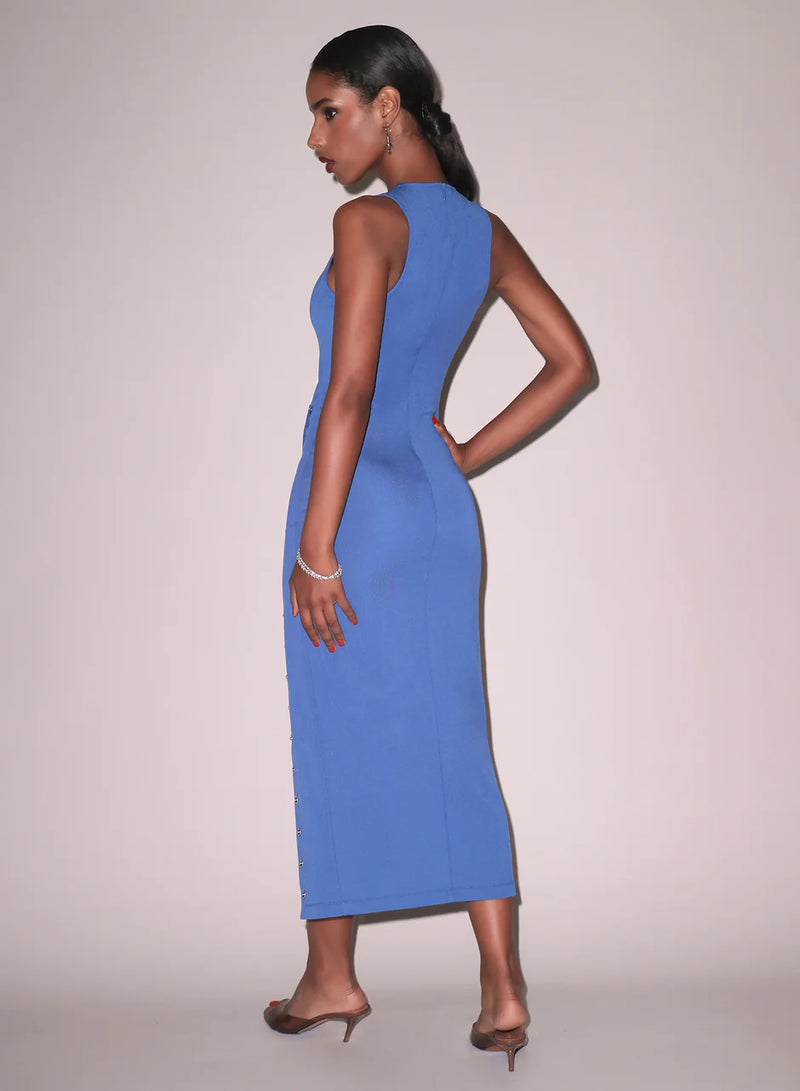 Fleur Du Mal - Undo Me Racer Dress - Dusk Blue