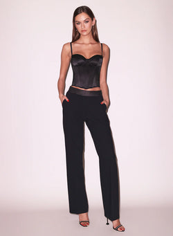 Fleur Du Mal - Tuxedo Pant - Black