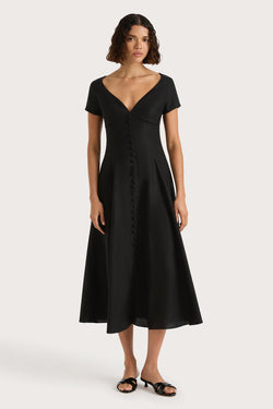 Faithfull The Brand - Delphine Midi Dress - Black
