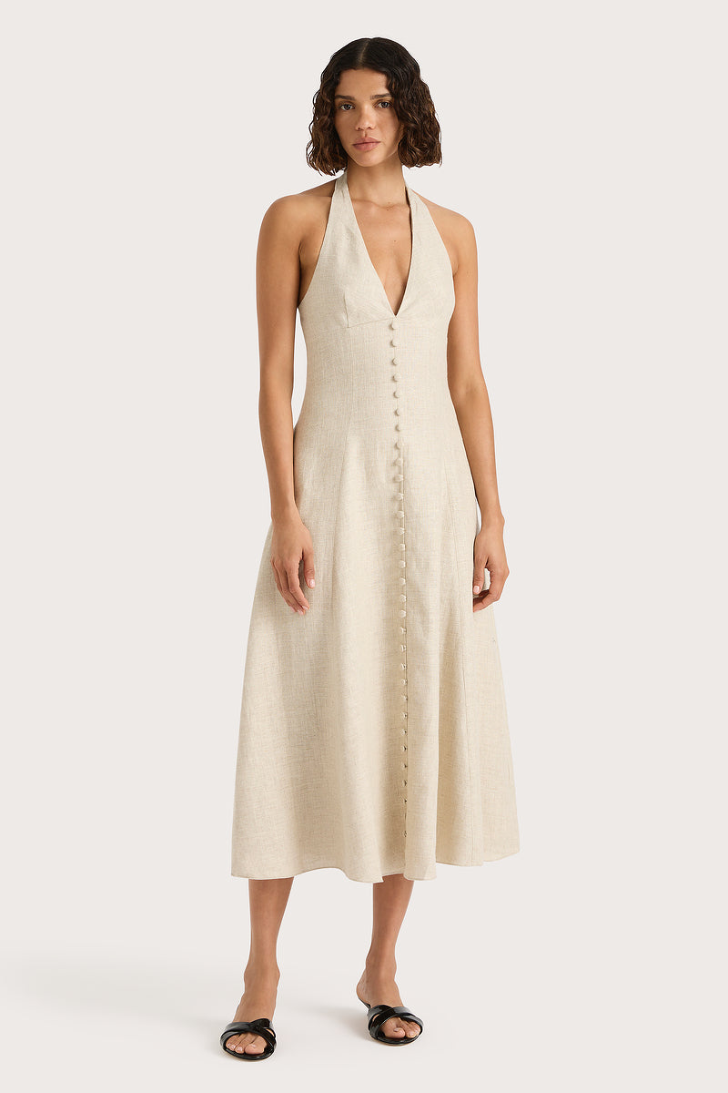 Faithfull The Brand - Marie Midi Dress - Natural