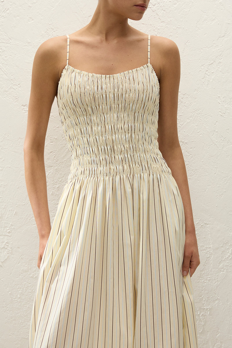 araceli maxi dress Ivory Araceli Gathered Maxi Dress
