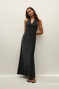 Faithfull the brand LULU Dress Maxi dress, Women's, Size: Small, Black