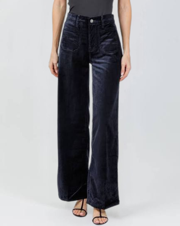 Frame - Le Slim Palazzo Modernist Pocket - Navy Velvet