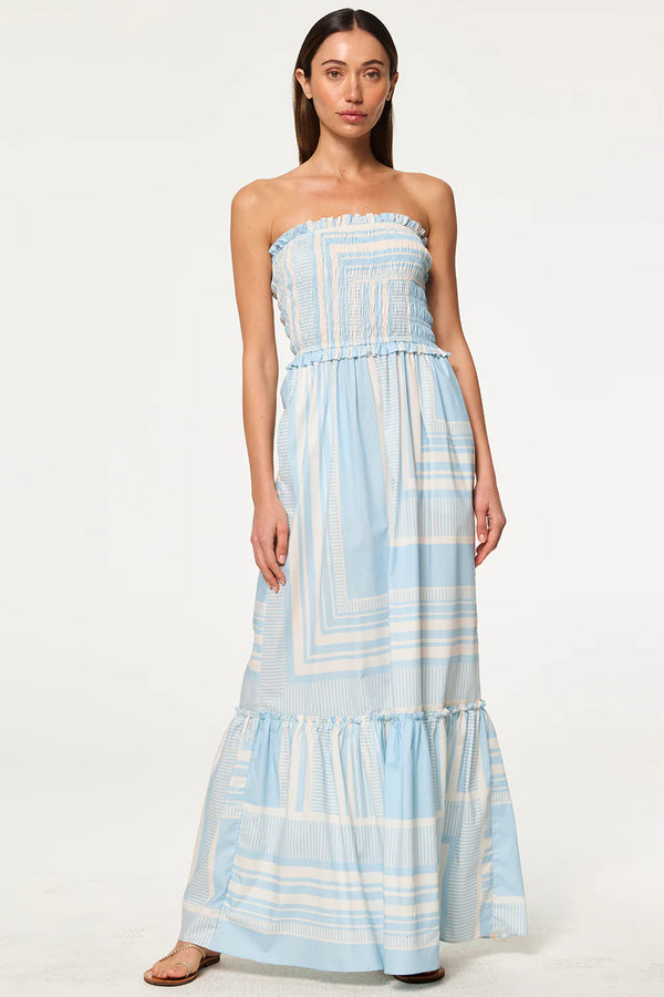 Misa - Sanya Dress - Linear Geo