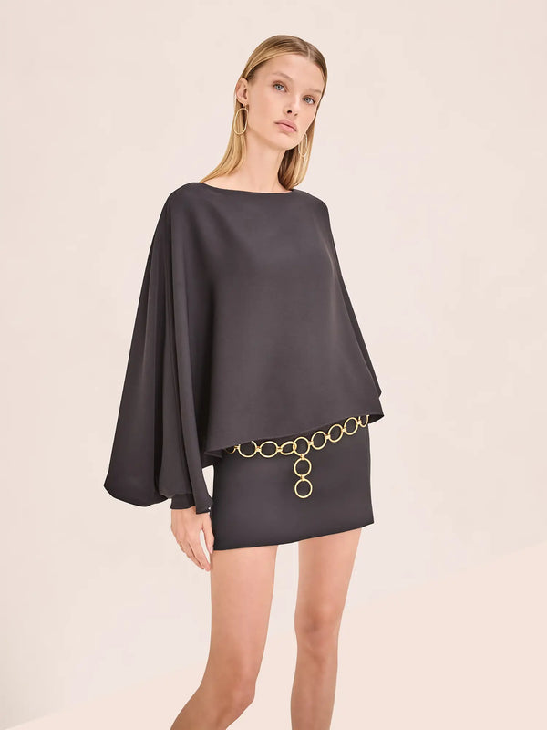 Alexis - Kellis Dress with Belt - Black