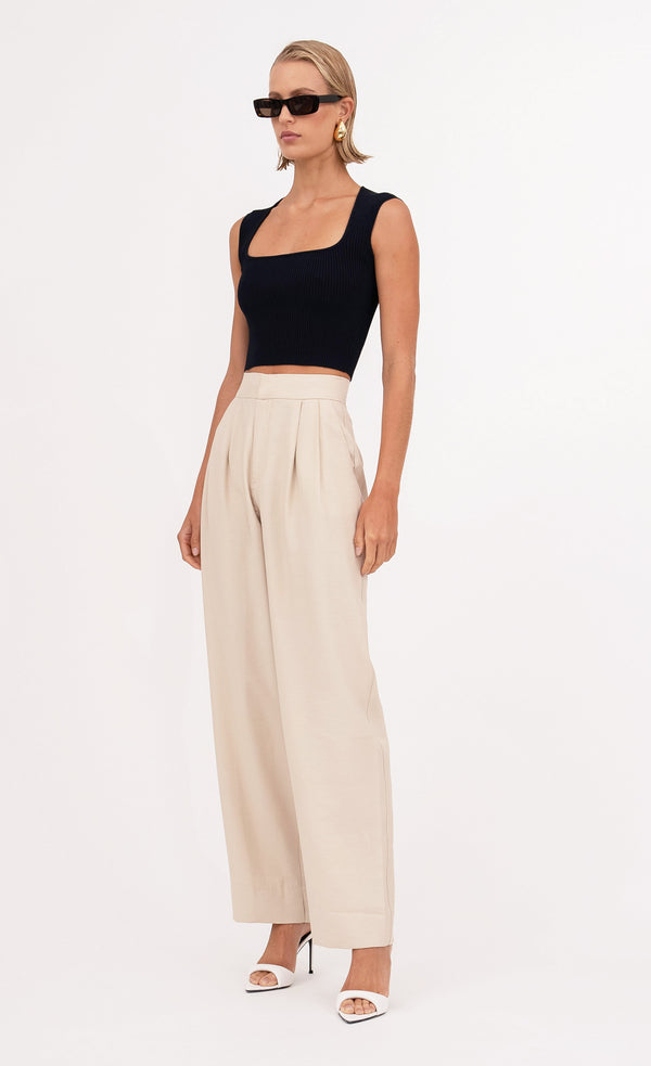 Nonchalant - Ellie Top - Dark Navy
