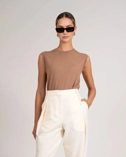 Parentezi - Mila Knit Top - Camel