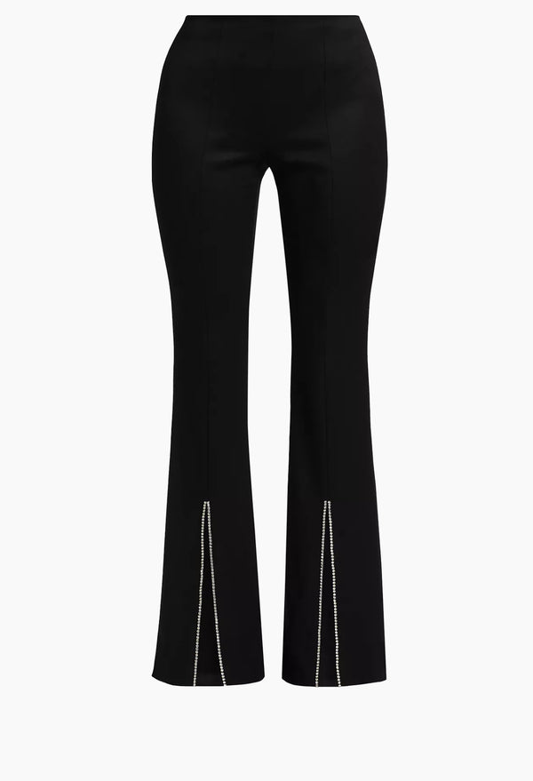 Alice + Olivia - RMP Bootcut Pant with Slit - Black