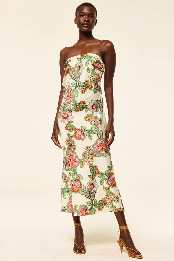 Misa - Thara Dress - Floral Lattice