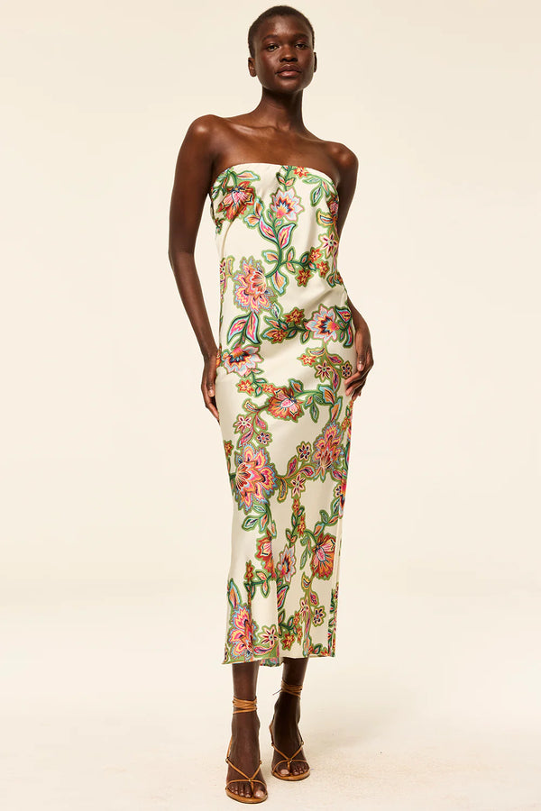 Misa - Thara Dress - Floral Lattice