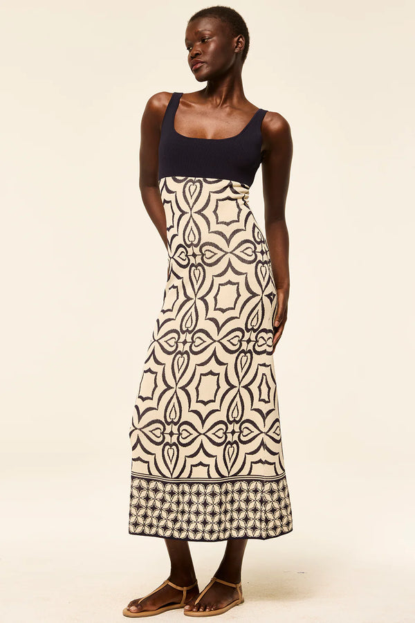 Misa - Kalil Dress - Blue Mosaic