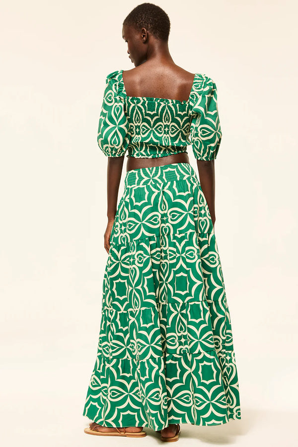 Misa - Cyra Top - Green Mosaic