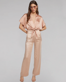 Generation love - Theresa Satin Pant - Terracota