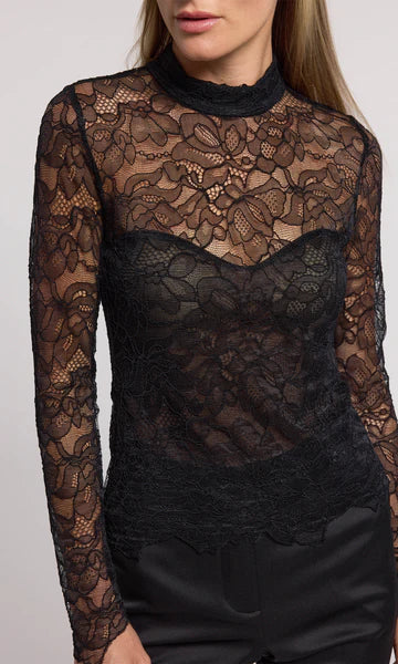 Generation love - Marielle Lace Top - Black