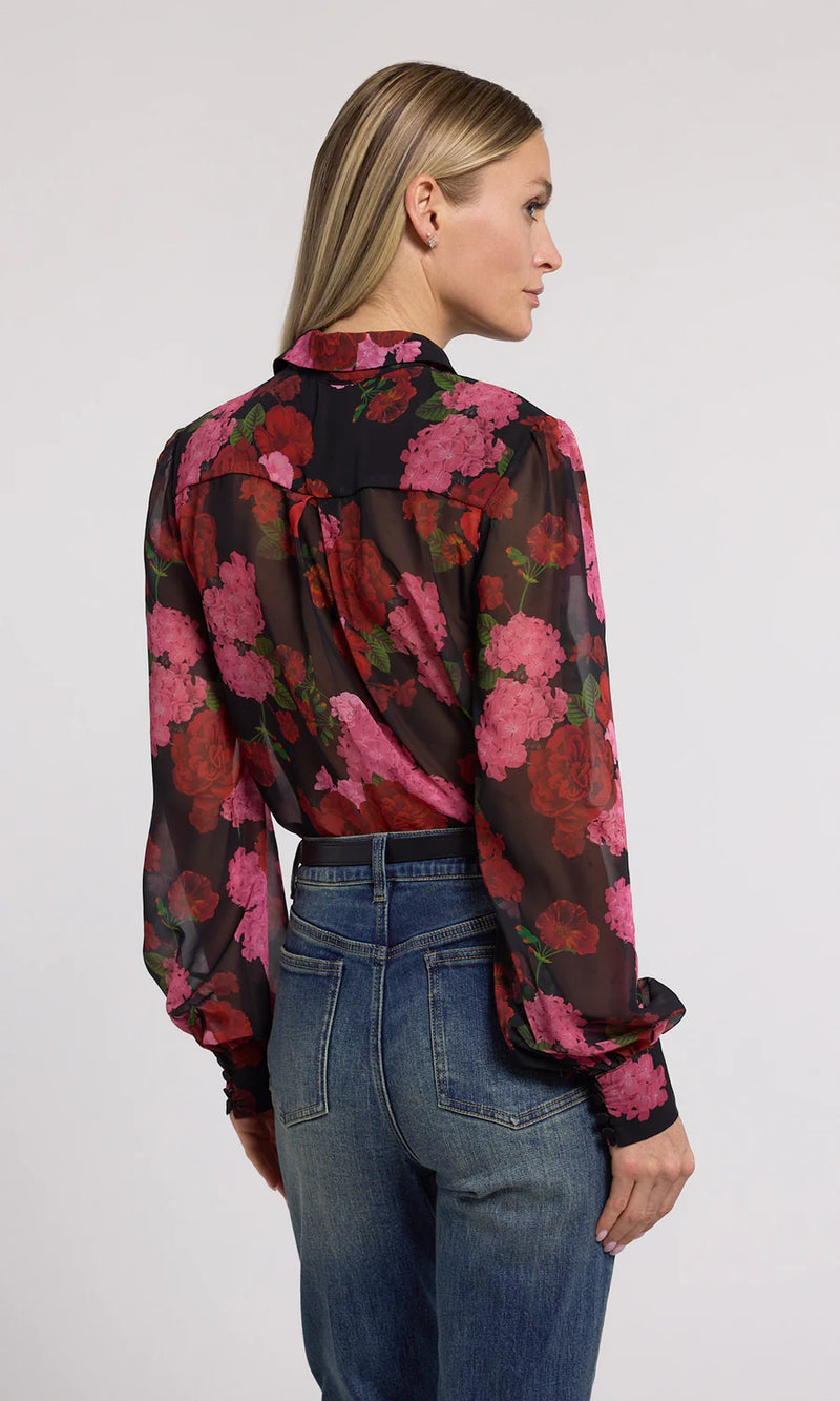 Generation love - Oslo Floral Shirt - Floral Fantasy Red