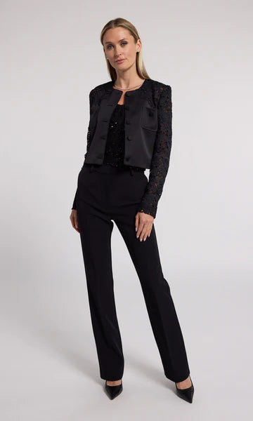 Generation love - Cortez Lace Combo Jacket - Black