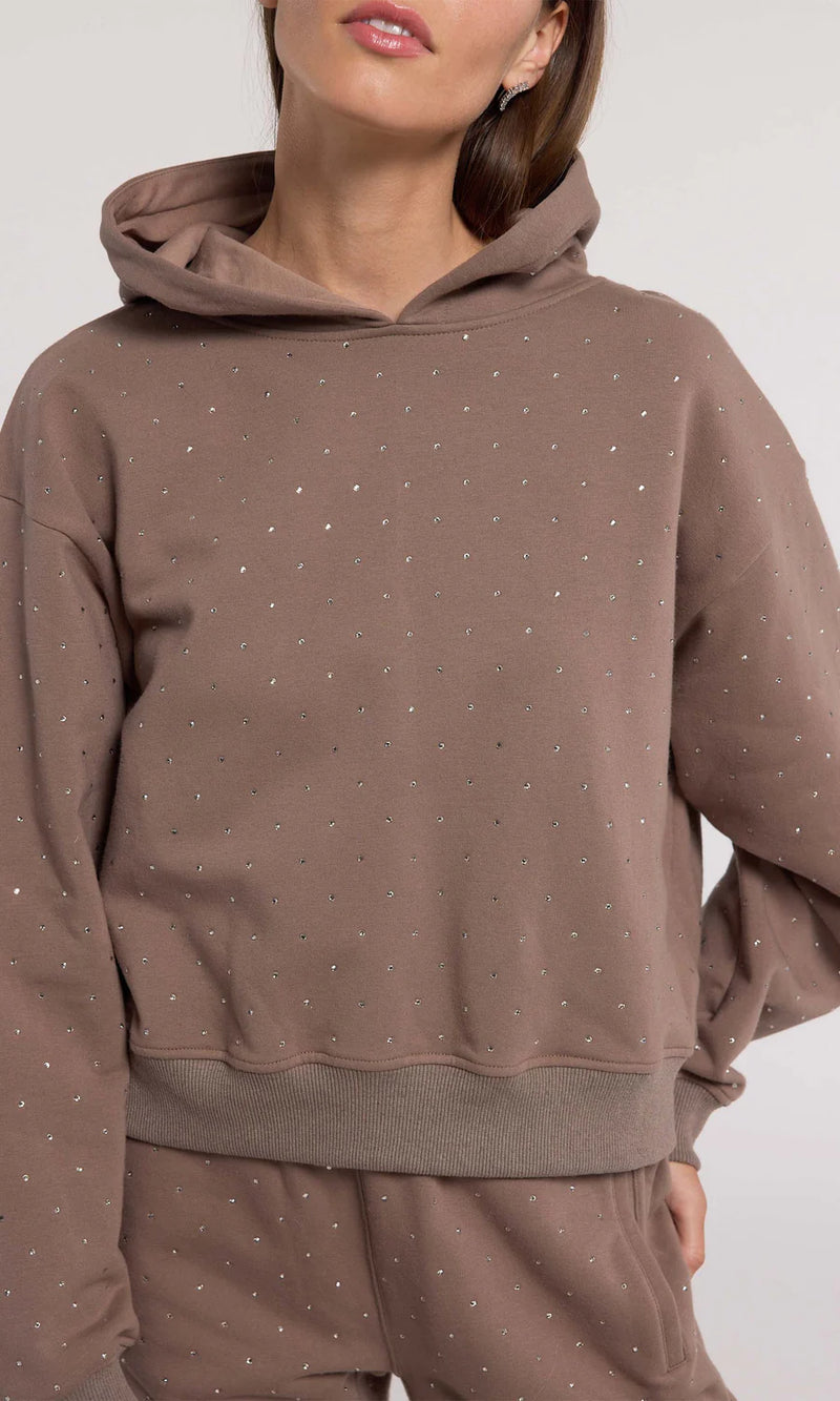 Generation love - Renae Crystal Hoodie - Truffle