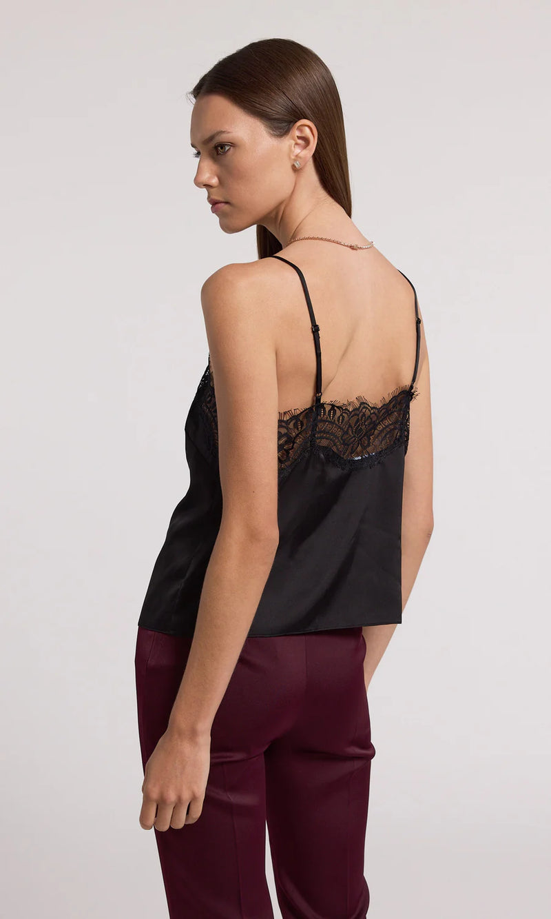 Generation love - Alisa Lace Combo Cami - Black