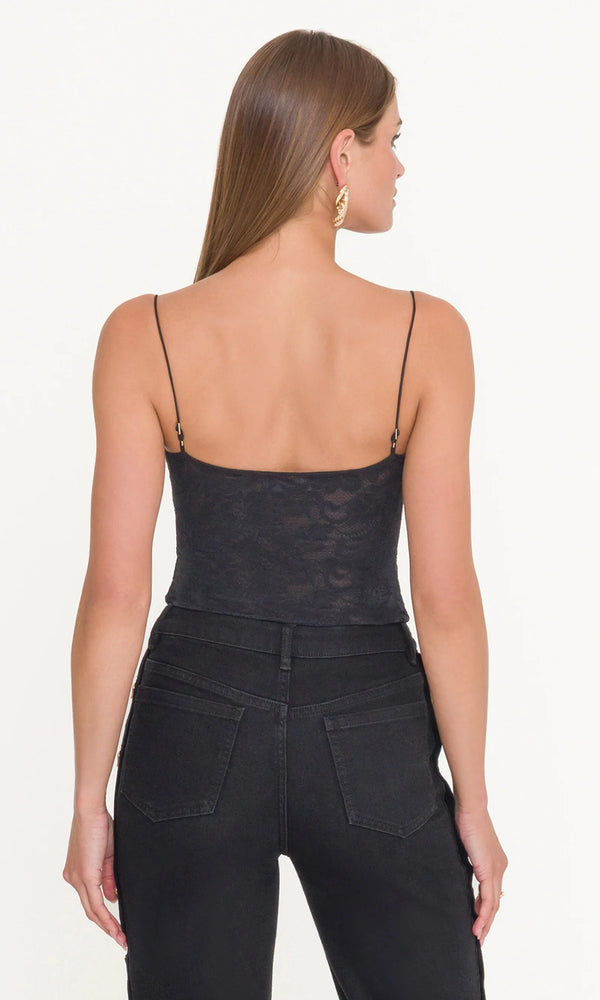 Generation Love - Agnes Lace Bodysuit - Black
