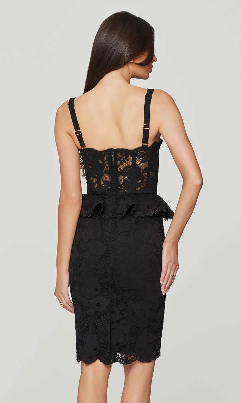 black mesh lace dress Sheer Black Lace Corset Dress with Slit  Vintage Princess Aesthetic Outfit Cardigan / XS