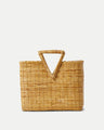Veronica Beard - Vesper Basket Tote - Natural Wicker