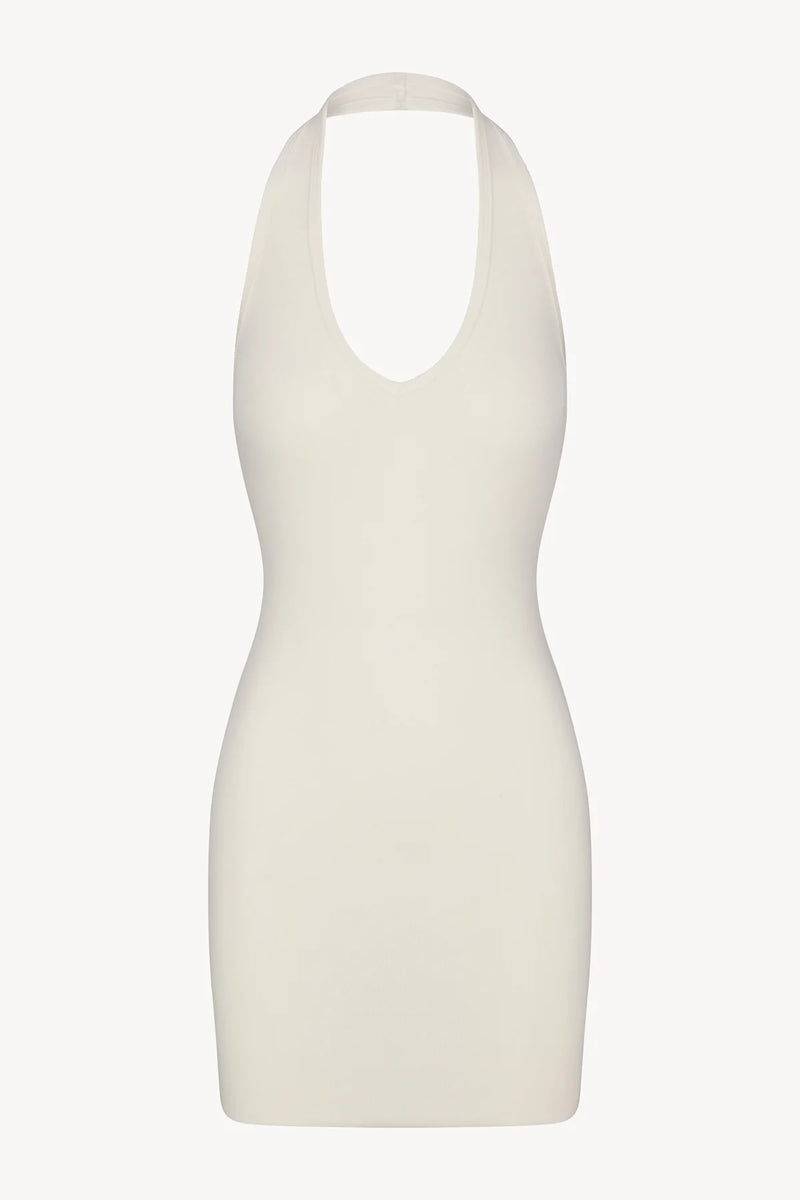 Eterne - Halter Mini Dress - Cream