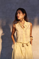 Hevron - Katja Top - Butter Plaid