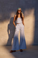 Hevron - Capri Pant - Sky Melange
