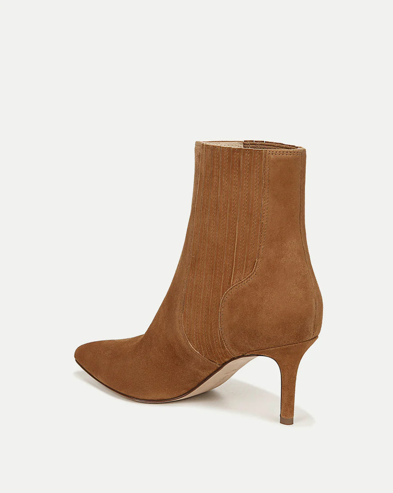 Veronica Beard - Lisa Suede Mid-Heel Bootie - Hazelwood