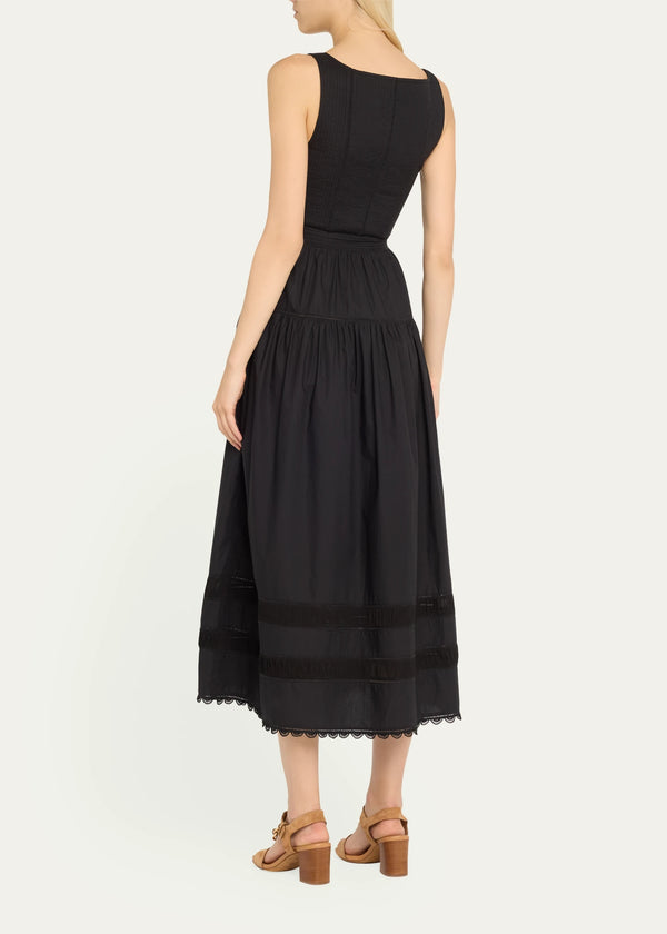 Ulla Johnson - Isadora Midi-Dress - Noir